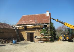 Pendant travaux - Création des baies
