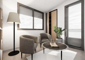 Pièce jouissant d'une double orientation (Sud et Ouest) pour un espace "cosy" de
