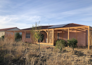 Pergolas réalisée - plantations prévues cet hiver