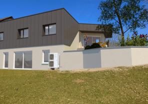 Insertion paysagère / Vue depuis le jardin / Sud