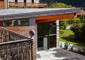 Extension ossature bois © Patrick Godeau
