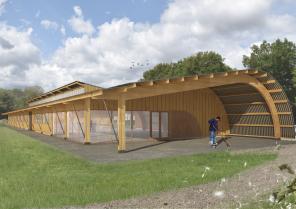Hangar en matériaux biosourcés pour un maraîcher en Agriculture Biologique