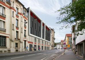 Perspective - Façade sur rue Baron Louis