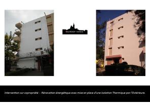 Ravalement de façade avec rénovation énergétique par isolation extérieure