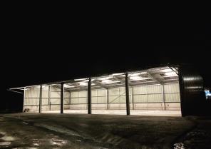 Vue nocturne extérieure