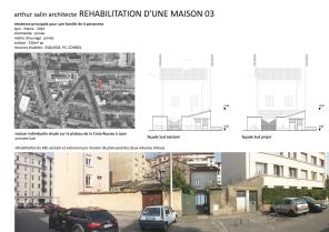 Extension maison+atelier Lyon04