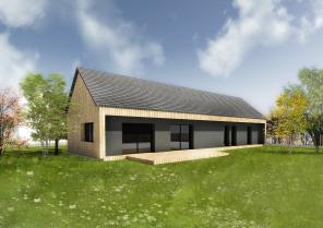 Maison contemporaine ossature bois