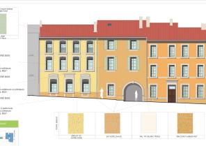 RENOVATION RESIDENCE LANGERON - FACADE RUE VOLTAIRE ETAT FUTUR.