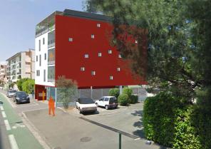 VUE SUR RUE- ESQUISSE 10 LOGEMENTS A TOULOUSE.