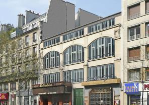 La façade sur boulevard après surélévation