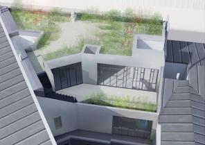 Perspective sur cour