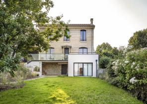 Extension sur deux niveau d'une maison - Jardin
