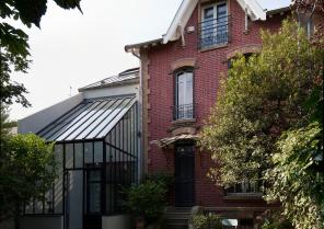 Façade coté rue - Extension