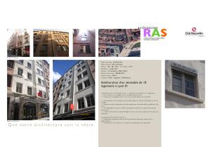 Amélioration d'un immeuble de 10 logements à Lyon 01