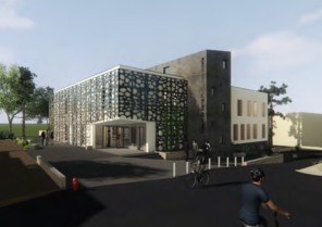 Maison de santé avec résille double peau Ext. 