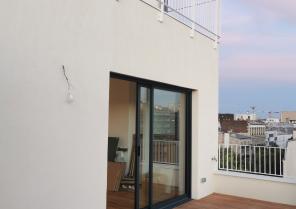 Surélévation - vue depuis terrasse