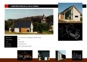 Construction d'une maison d'habitation