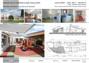 Construction d'une crèche, St Doulchard (18)