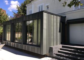 Extension de pavillon - côté jardin
