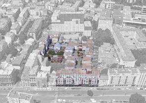 Complexe Motobécane - Pantin - Vue aérienne