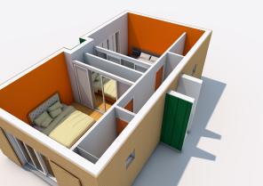 Extension maison V, avant-projet, Les Essarts (27)