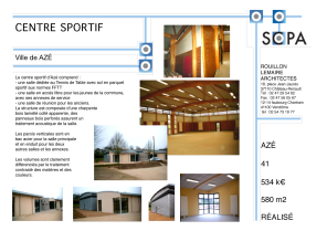 SALLE DE SPORT POLYVALENTE