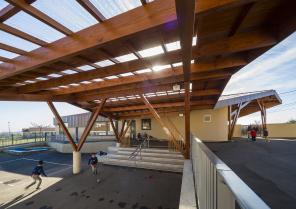 Construction en bois massif 