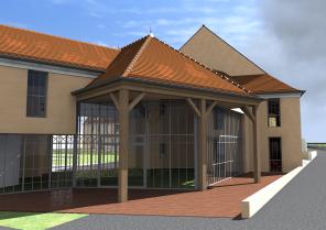 Réhabilitation et extension d'un ancien corps de ferme pour la création d'une au