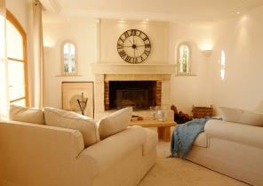 Salon - Renovation d'une villa a Mougins