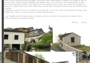 Réhabilitation d'un ancien fumoir à chataigne à La Porta, Chantier en cours