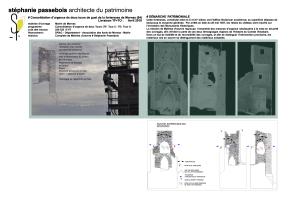 Forteresse de Mornas - Consolidation provisoire d'urgence