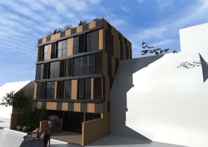 Logements Collectifs à Vitry-sur-seine, Perspective Est 