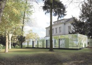 Vue de l'extension depuis la parc