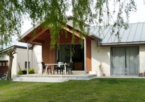 extension avec vue sur le jardin