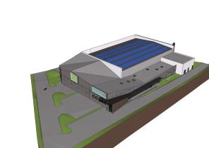 Réhabilitation extension du COSEC de Saint-Mihiel - Axonométrie