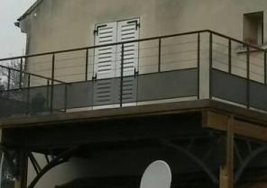 Balcon du moulin de la grande roue