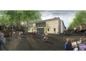 Perspective - Nouvel espace public créé.