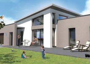 Maison contemporaine bioclimatique 