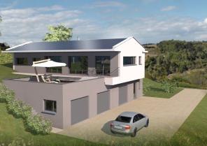 Maison contemporaine bois en ardèche