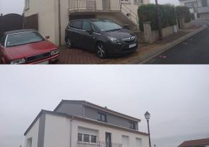 Vue depuis la rue