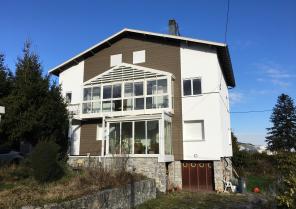 Façade Sud après travaux d'isolation par l'extérieur