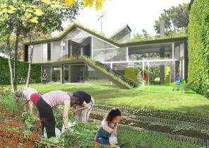 Vue depuis le jardin