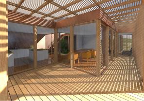 SL20 ARCHITECTURE - Maison de vancances - La Terrière - vue extérieur