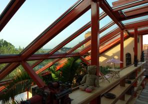 Jardin d'hiver maison Massuelles.