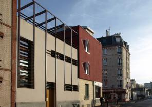 Vue des 2 maisons bd National