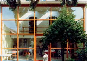 Maison Richard Ojalvo - Façade bois en Doussié