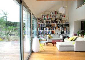 Salon dans extension - B.HOUSSAIS Architecture