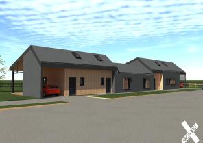ARCHI D'ICI - Elevage équin avec habitation - Façade nord