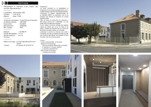 Maison des Services Départementaux à Montmorillon