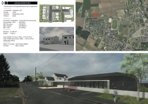 Gendarmerie et 9 logements à Richelieu